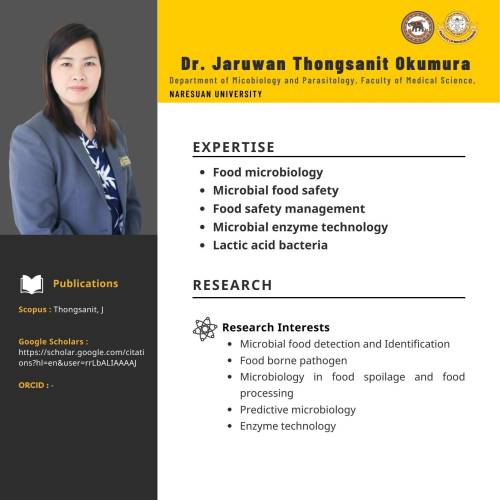 Dr.Jaruwan Thongsanit Okumura