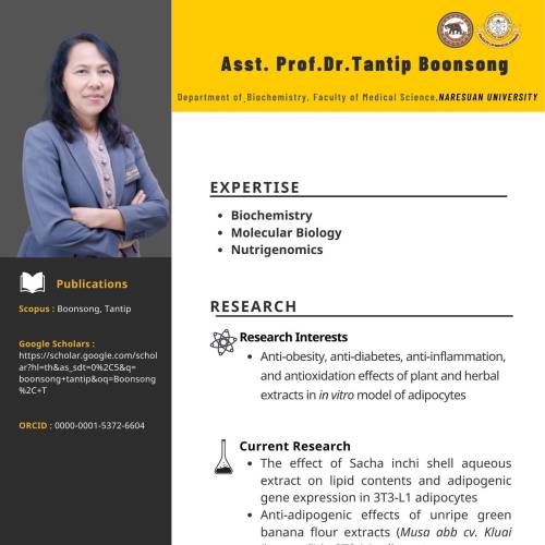 Asst.Prof.Dr.Tantip Boonsong